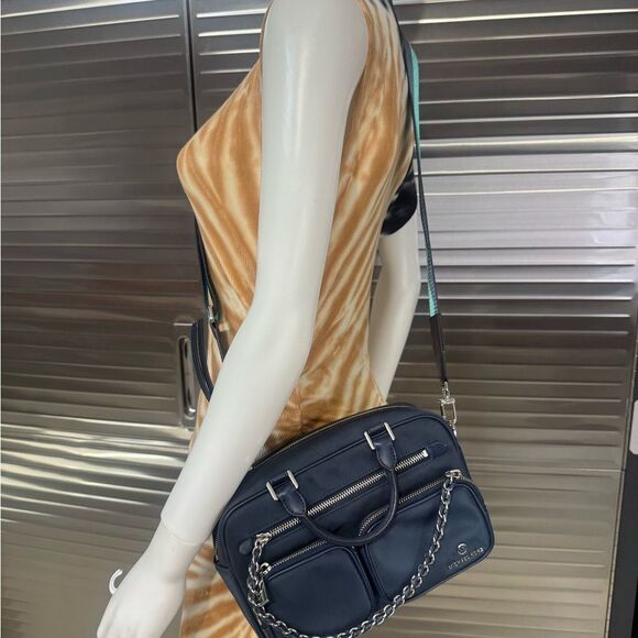 Michael Kors Elliot Utility Blue Women's Messenger Bag - Picture 11 of 11